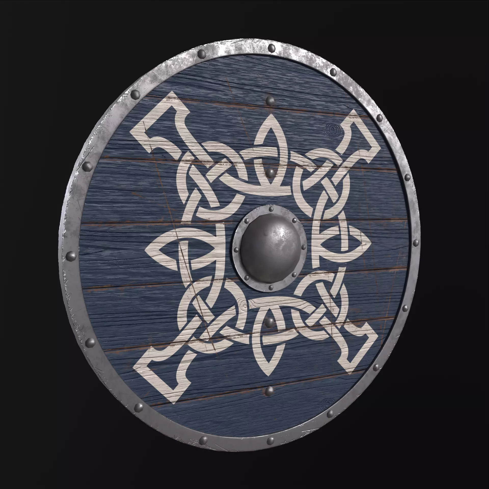 Viking Shield Collection Low-poly 3D model_51