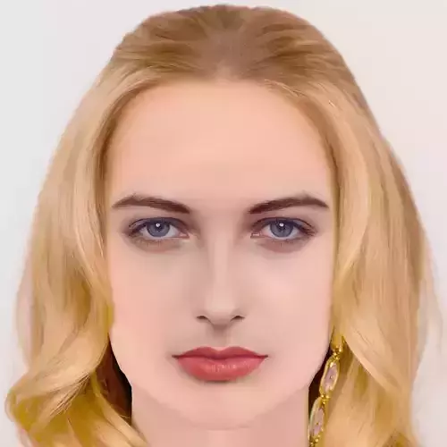 Agnieszka Kotlarska Head - No Hair - Low poly head for game