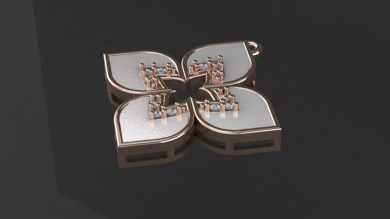 Pendant Roberto Coin 3D print model_2