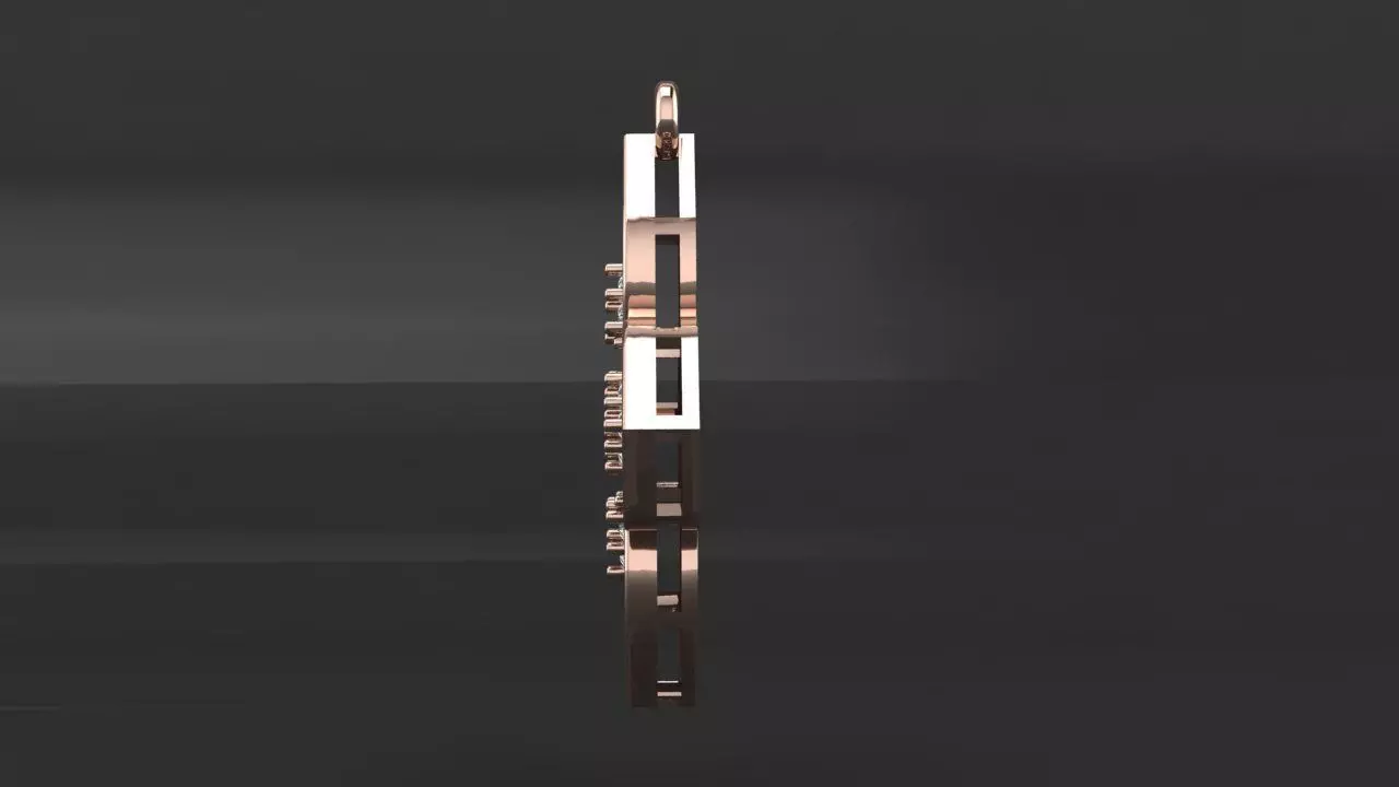 Pendant Roberto Coin 3D print model_3