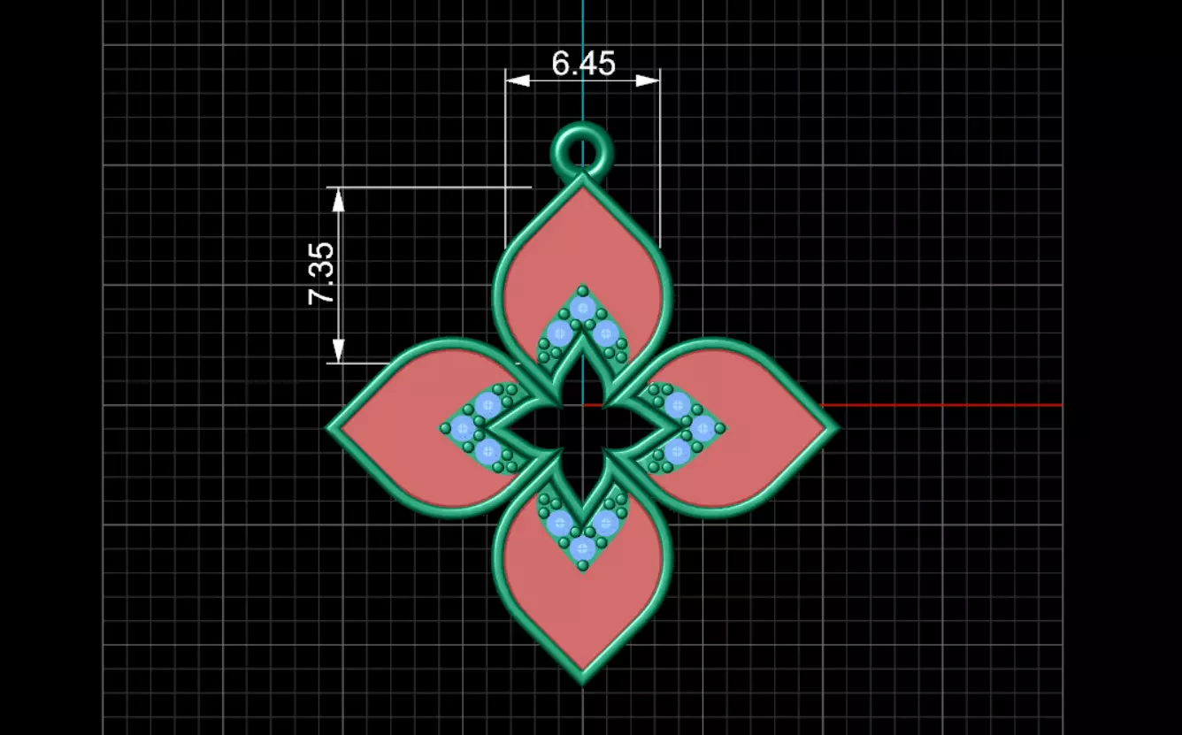 Pendant Roberto Coin 3D print model_9