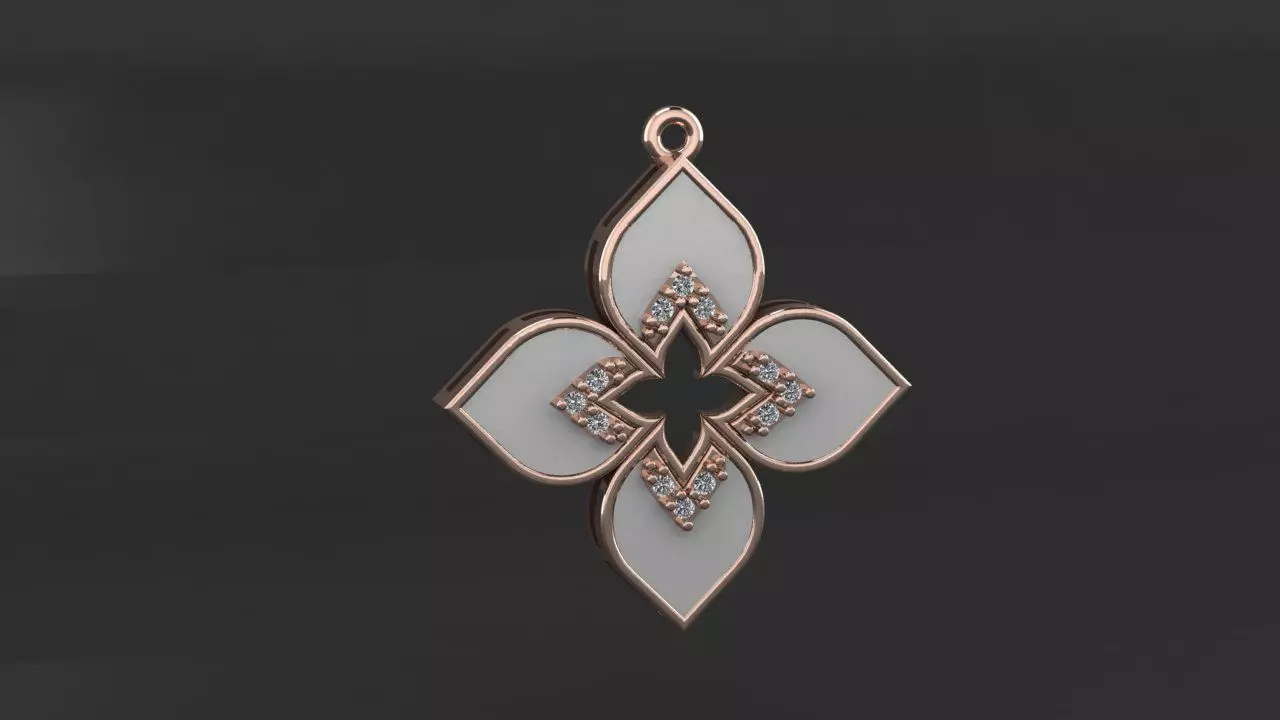 Pendant Roberto Coin 3D print model_1