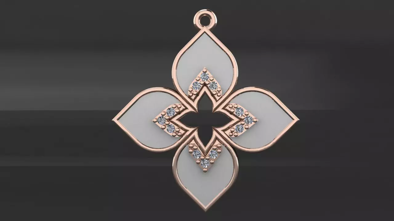 Pendant Roberto Coin 3D print model_0