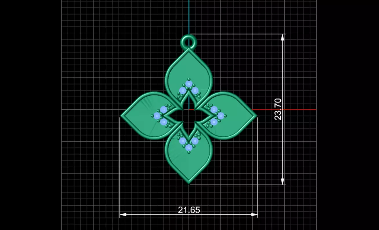 Pendant Roberto Coin 3D print model_7