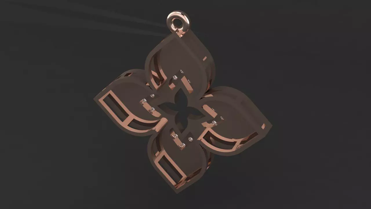 Pendant Roberto Coin 3D print model_4