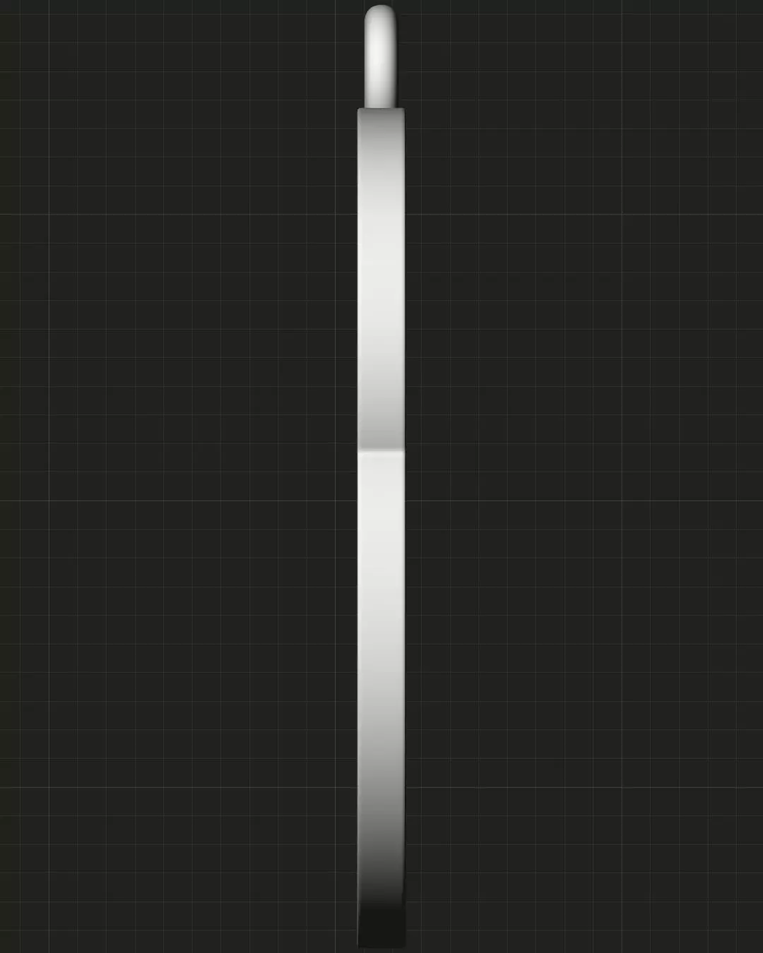 B Pendant Gems Outline and Textured Low Relief 3D print model 3D print model_19