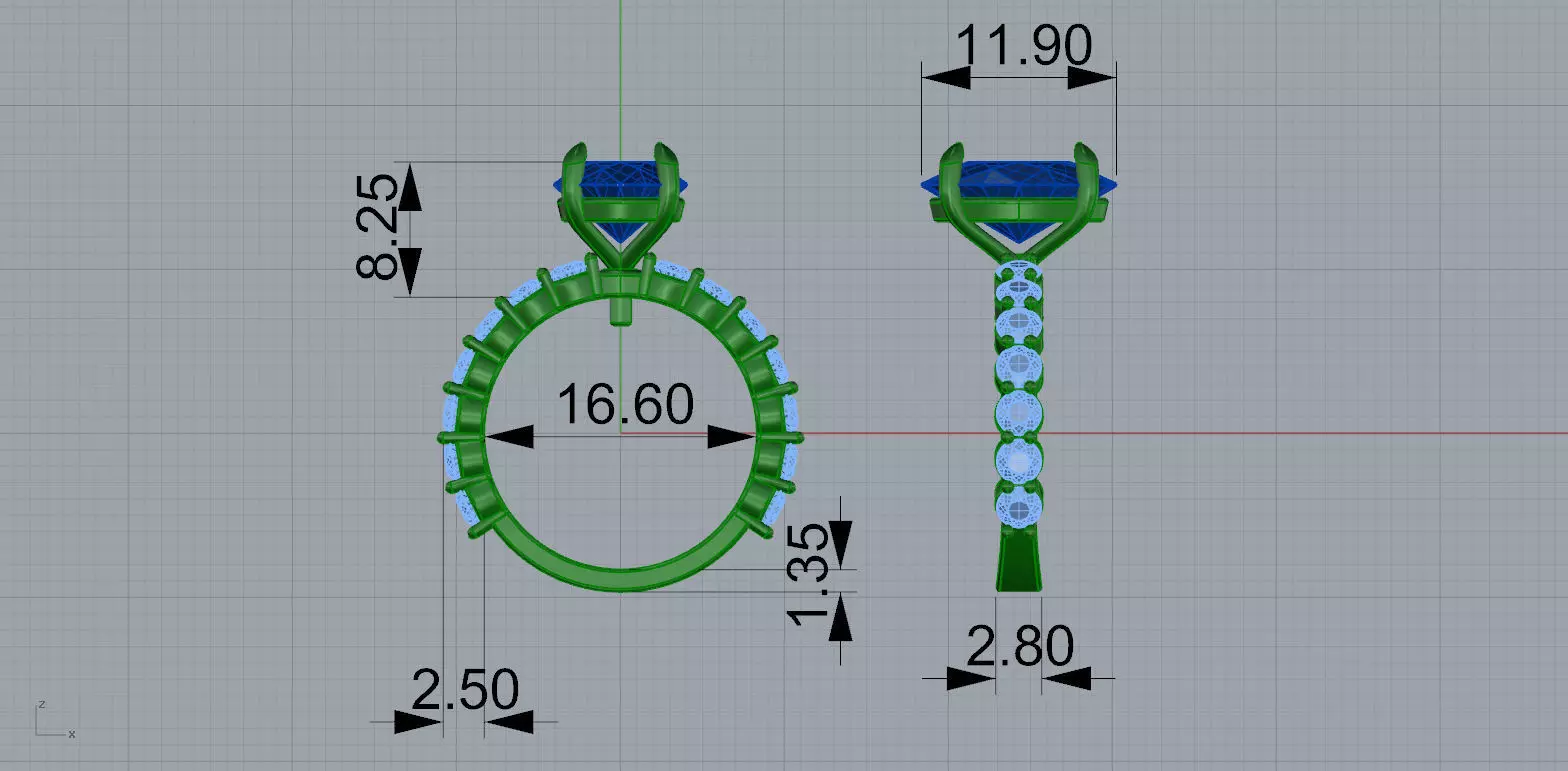 Gold N1550 3D print model_4