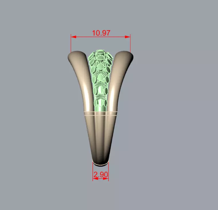 Golring16 3D print model_4