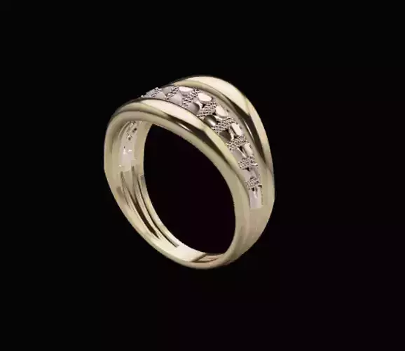 Golring16 Carved ring