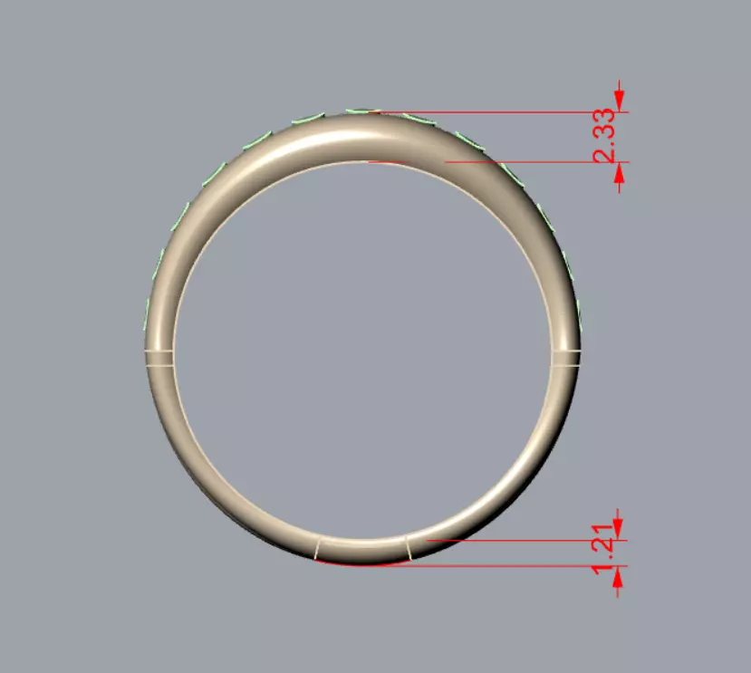 Golring16 3D print model_5