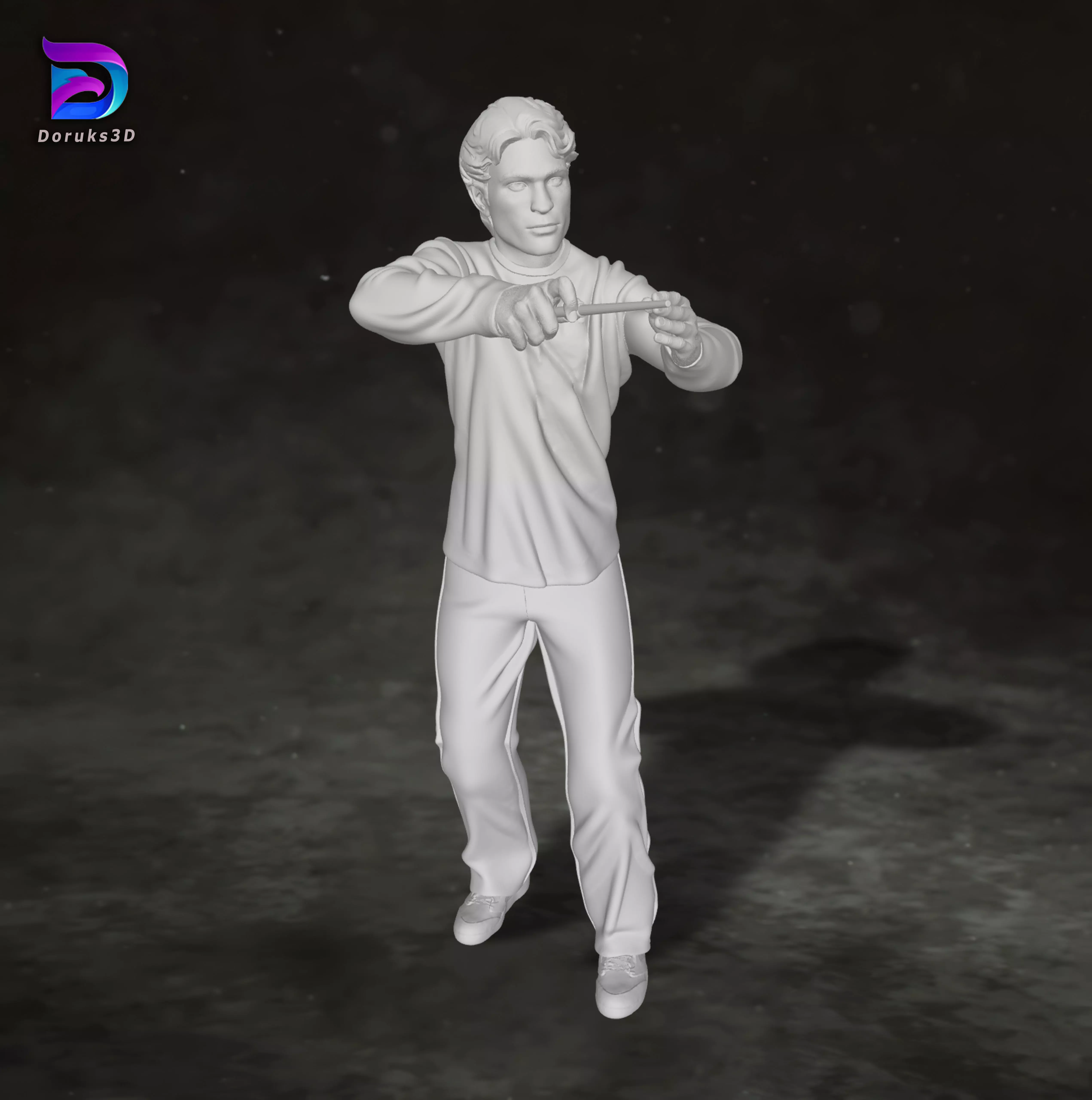Cedric Diggory Harry potter Robert Pattinson Action Figure 3D print model_4