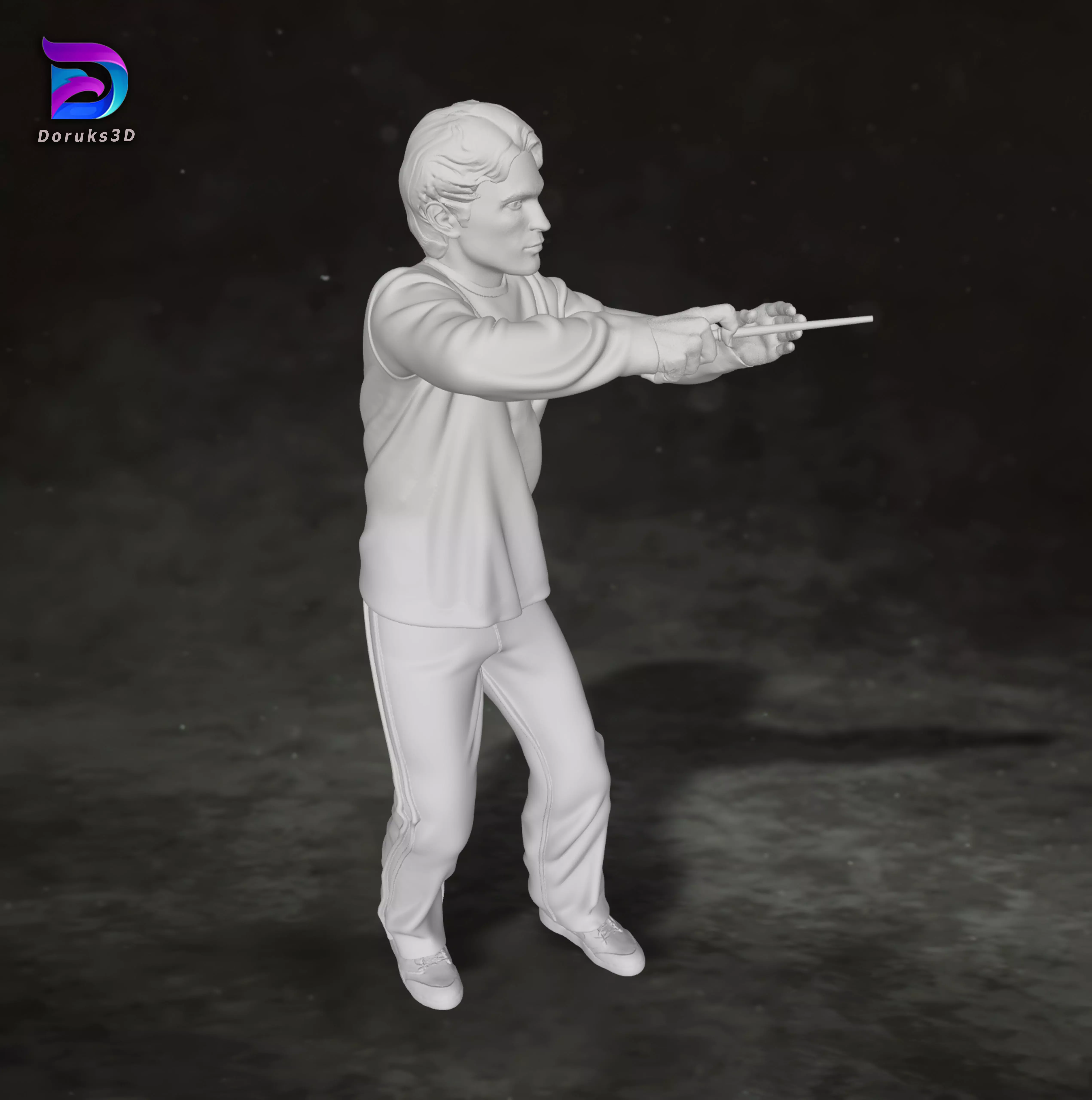 Cedric Diggory Harry potter Robert Pattinson Action Figure 3D print model_1