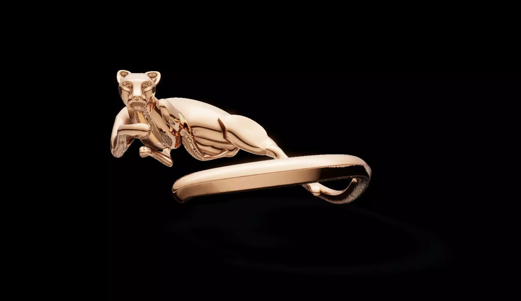 Running Cheetah 3D print model_3