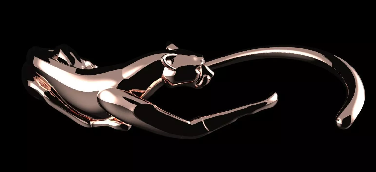 Running Cheetah 3D print model_0