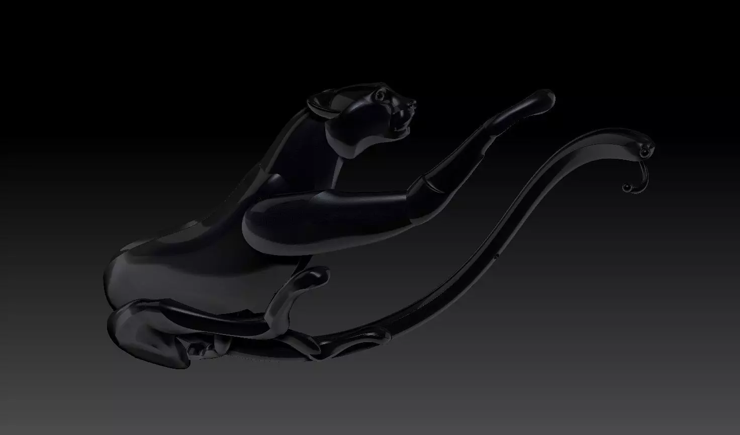 Running Cheetah 3D print model_2