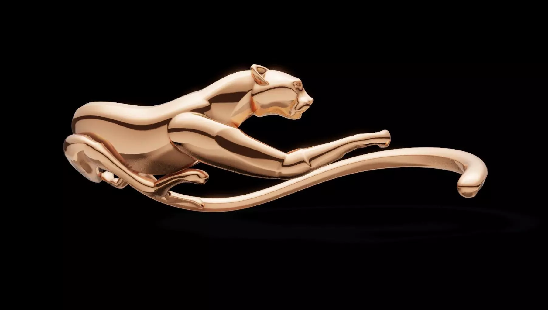 Running Cheetah 3D print model_9