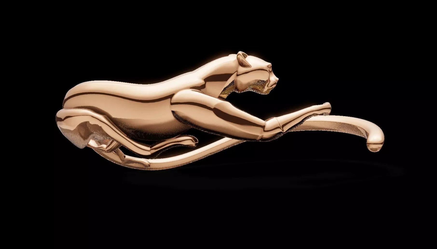 Running Cheetah 3D print model_10