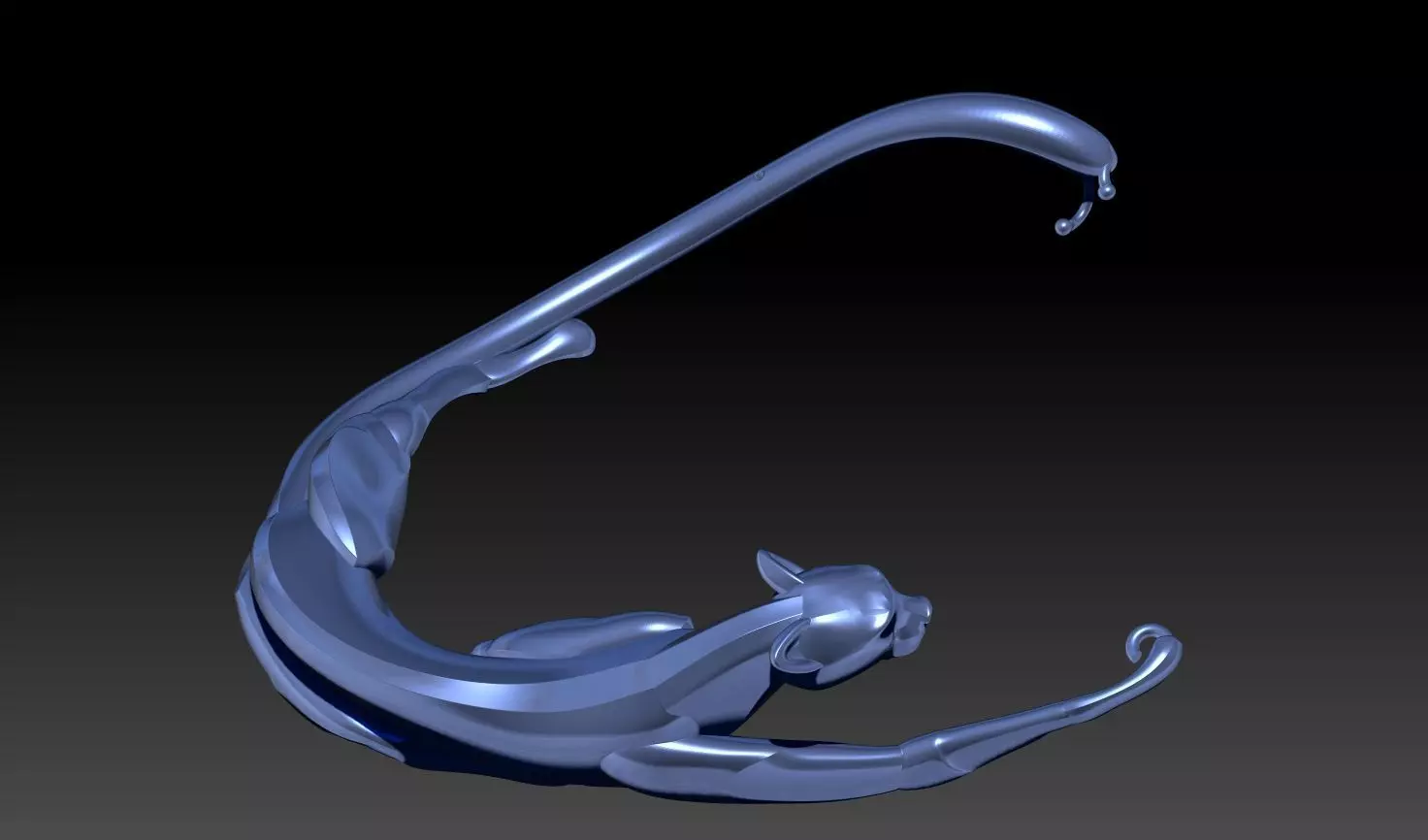 Running Cheetah 3D print model_1