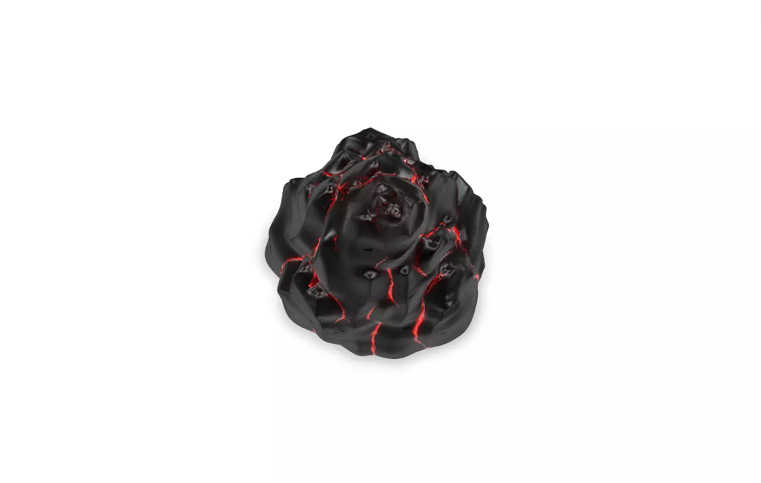 Lava Rock Pack Vol 3 Hyper Realistic Molten Volcanic Rocks Low-poly 3D model_14