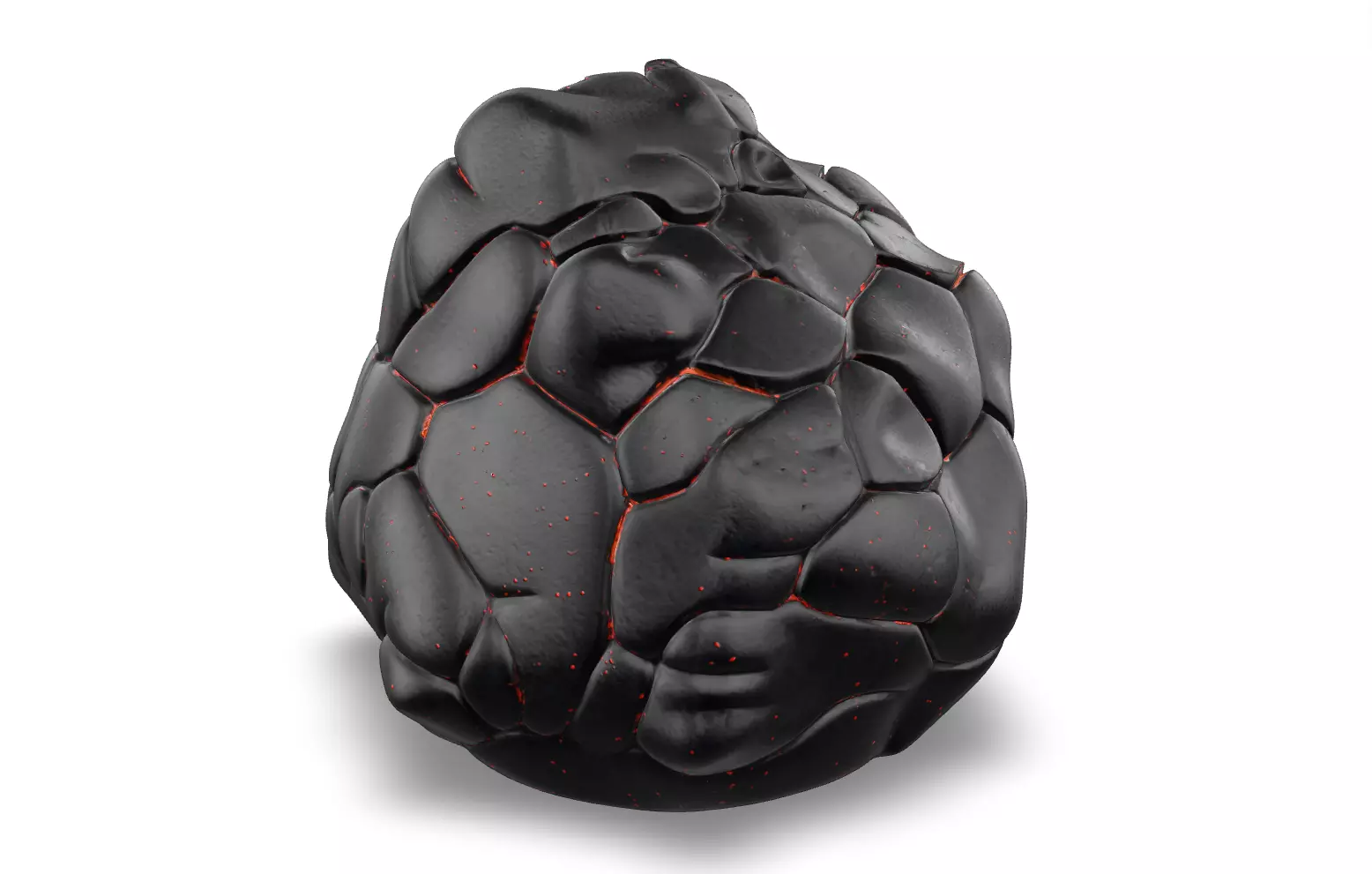 Lava Rock Pack Vol 3 Hyper Realistic Molten Volcanic Rocks Low-poly 3D model_28