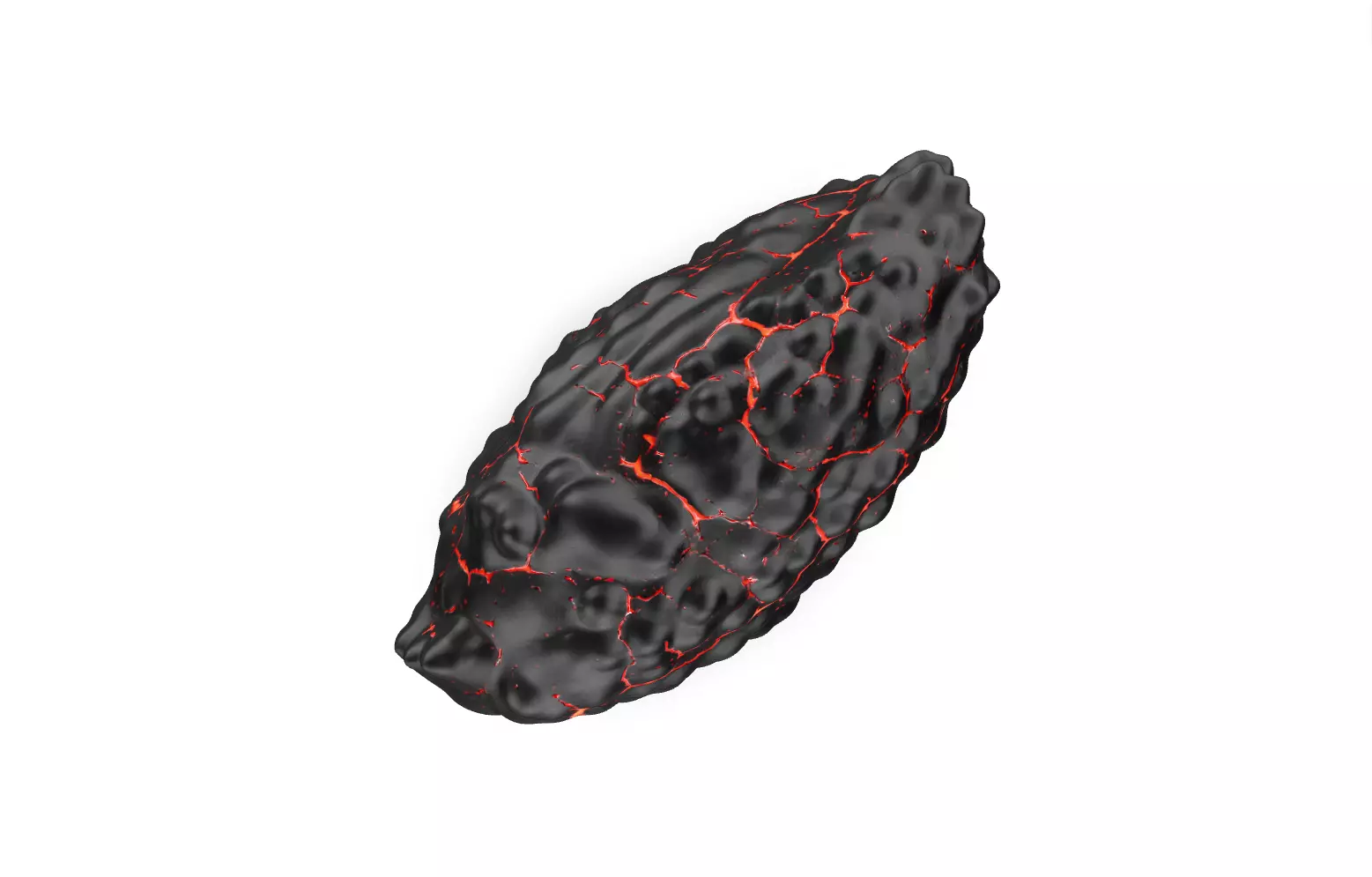 Lava Rock Pack Vol 3 Hyper Realistic Molten Volcanic Rocks Low-poly 3D model_18