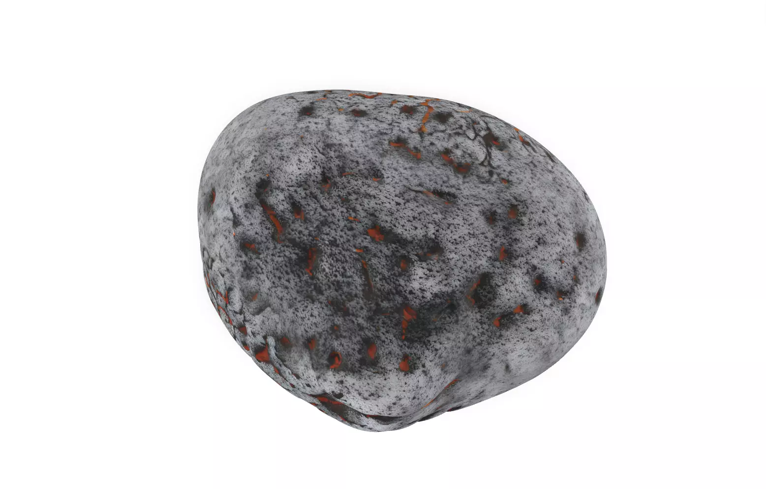 Lava Rock Pack Vol 3 Hyper Realistic Molten Volcanic Rocks Low-poly 3D model_9