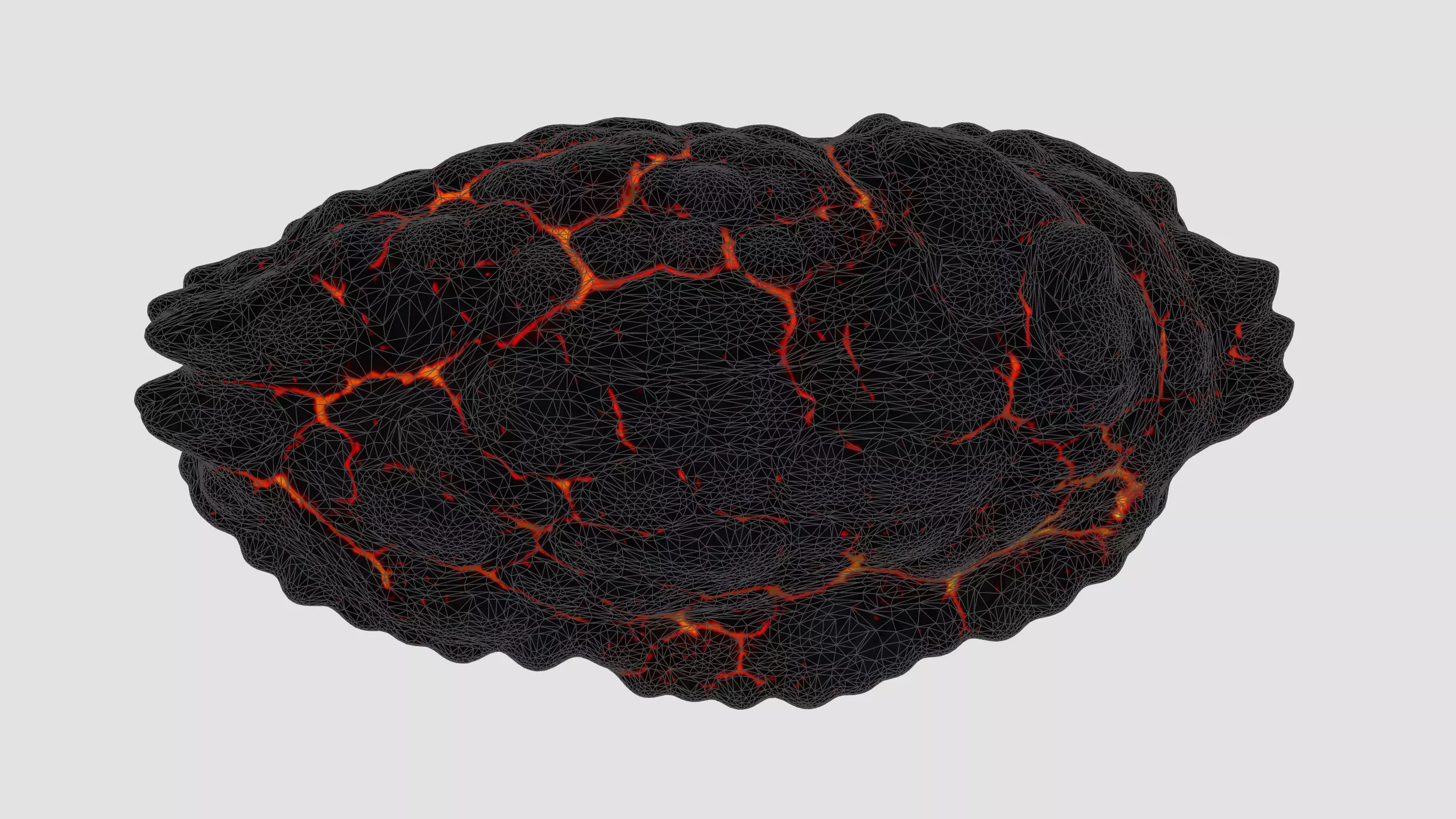 Lava Rock Pack Vol 3 Hyper Realistic Molten Volcanic Rocks Low-poly 3D model_22