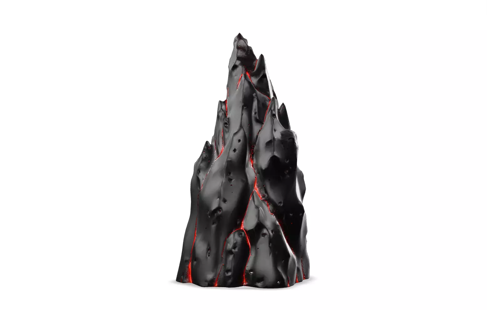 Lava Rock Pack Vol 3 Hyper Realistic Molten Volcanic Rocks Low-poly 3D model_12