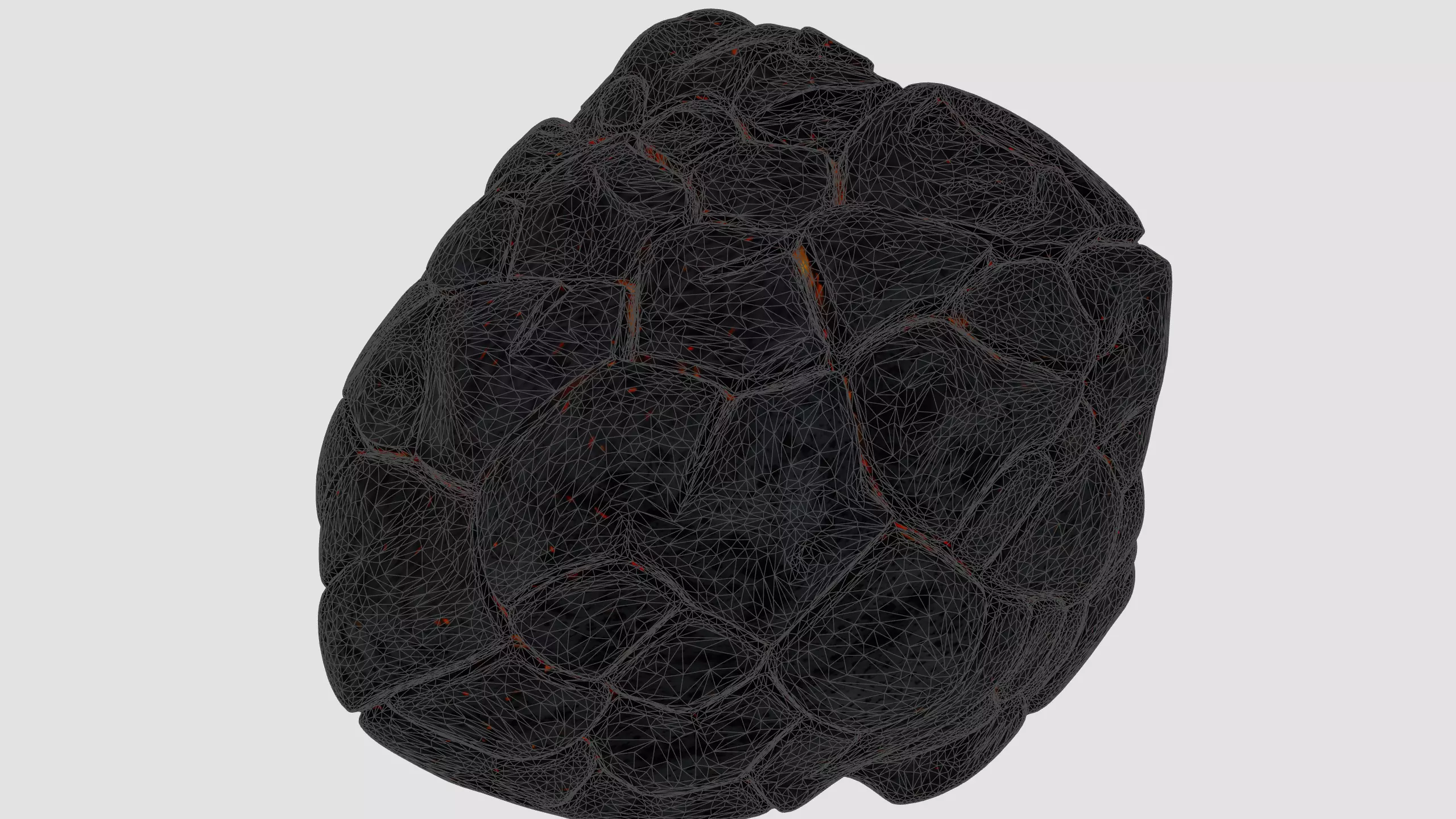 Lava Rock Pack Vol 3 Hyper Realistic Molten Volcanic Rocks Low-poly 3D model_30