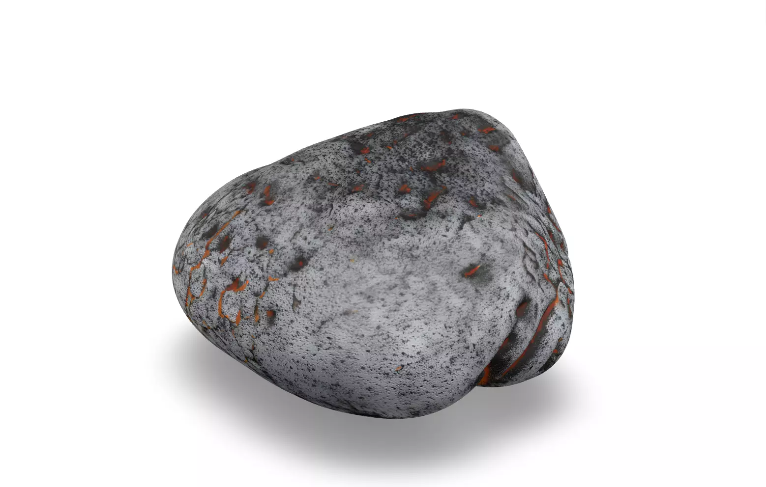 Lava Rock Pack Vol 3 Hyper Realistic Molten Volcanic Rocks Low-poly 3D model_10