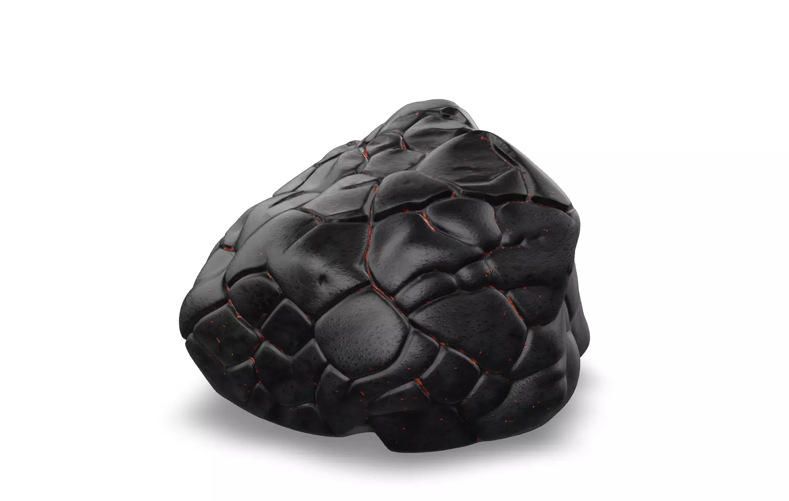 Lava Rock Pack Vol 3 Hyper Realistic Molten Volcanic Rocks Low-poly 3D model_26