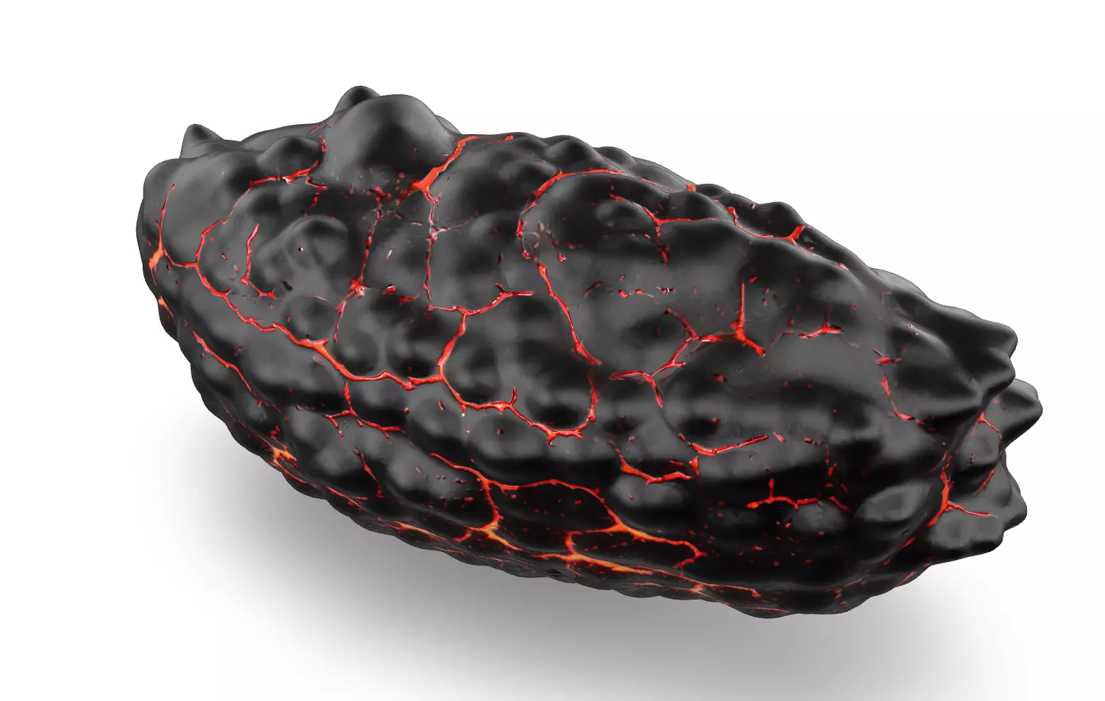 Lava Rock Pack Vol 3 Hyper Realistic Molten Volcanic Rocks Low-poly 3D model_19