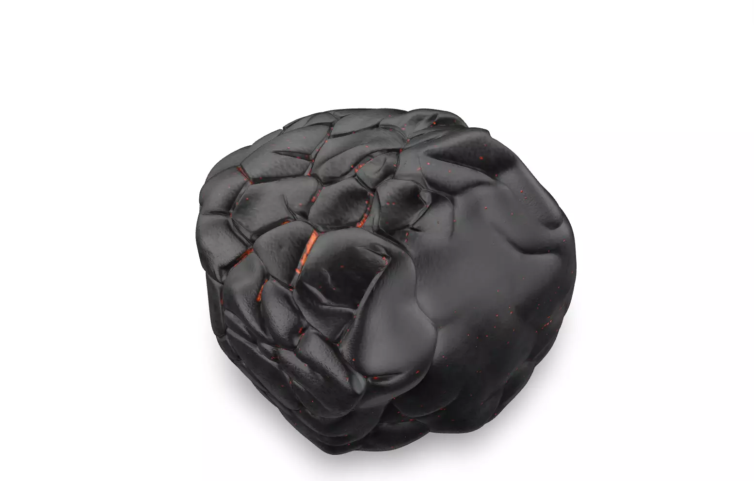 Lava Rock Pack Vol 3 Hyper Realistic Molten Volcanic Rocks Low-poly 3D model_32