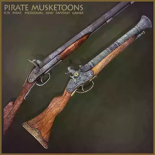 Animated Pirate Musketoons