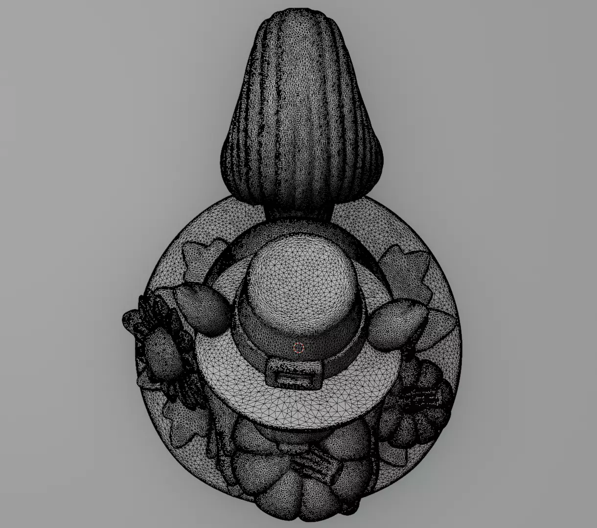 Cute Autumn squirrel Thanksgiving day 3D model for printing 3D print model_6