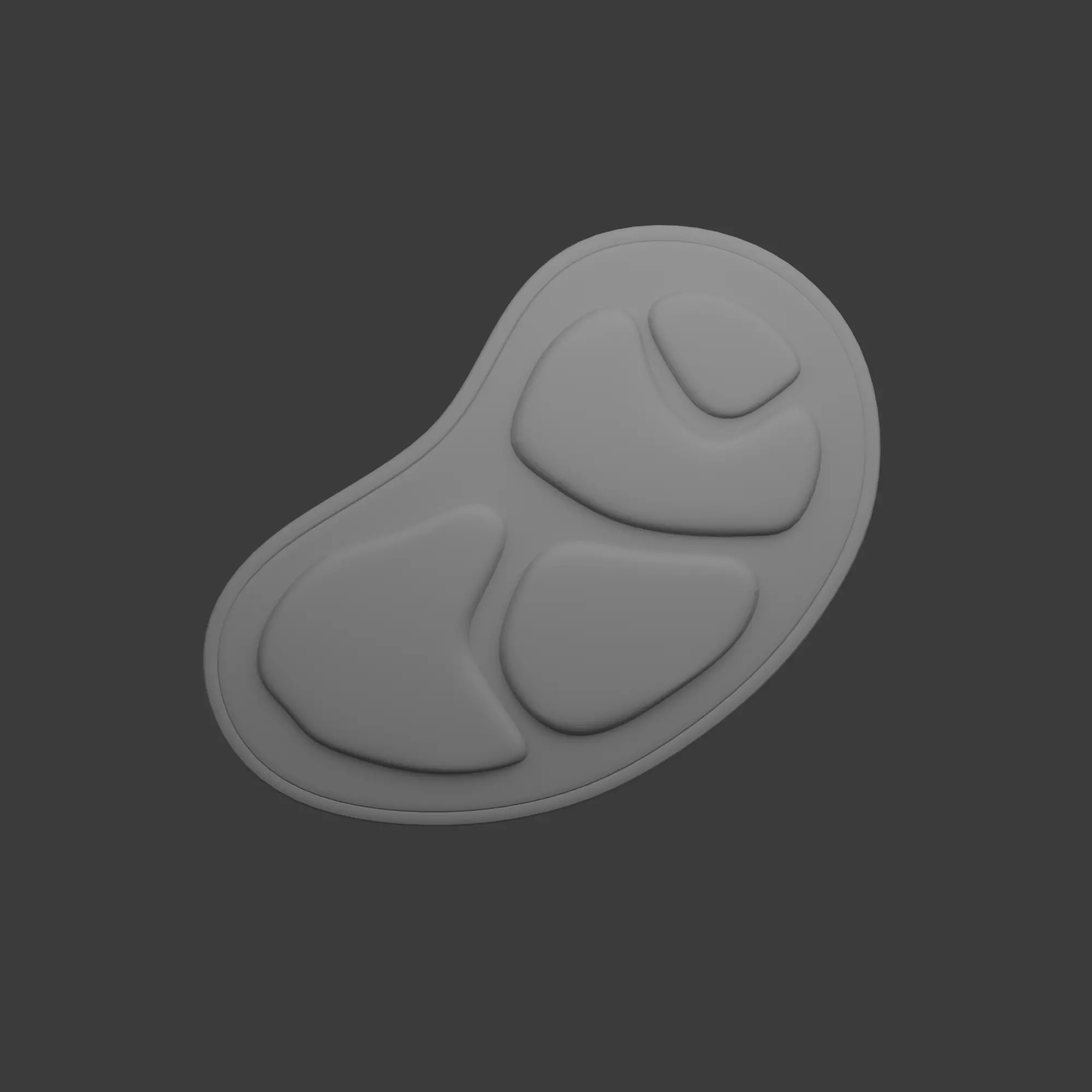  Raw Meat Cartoon 3D model_5