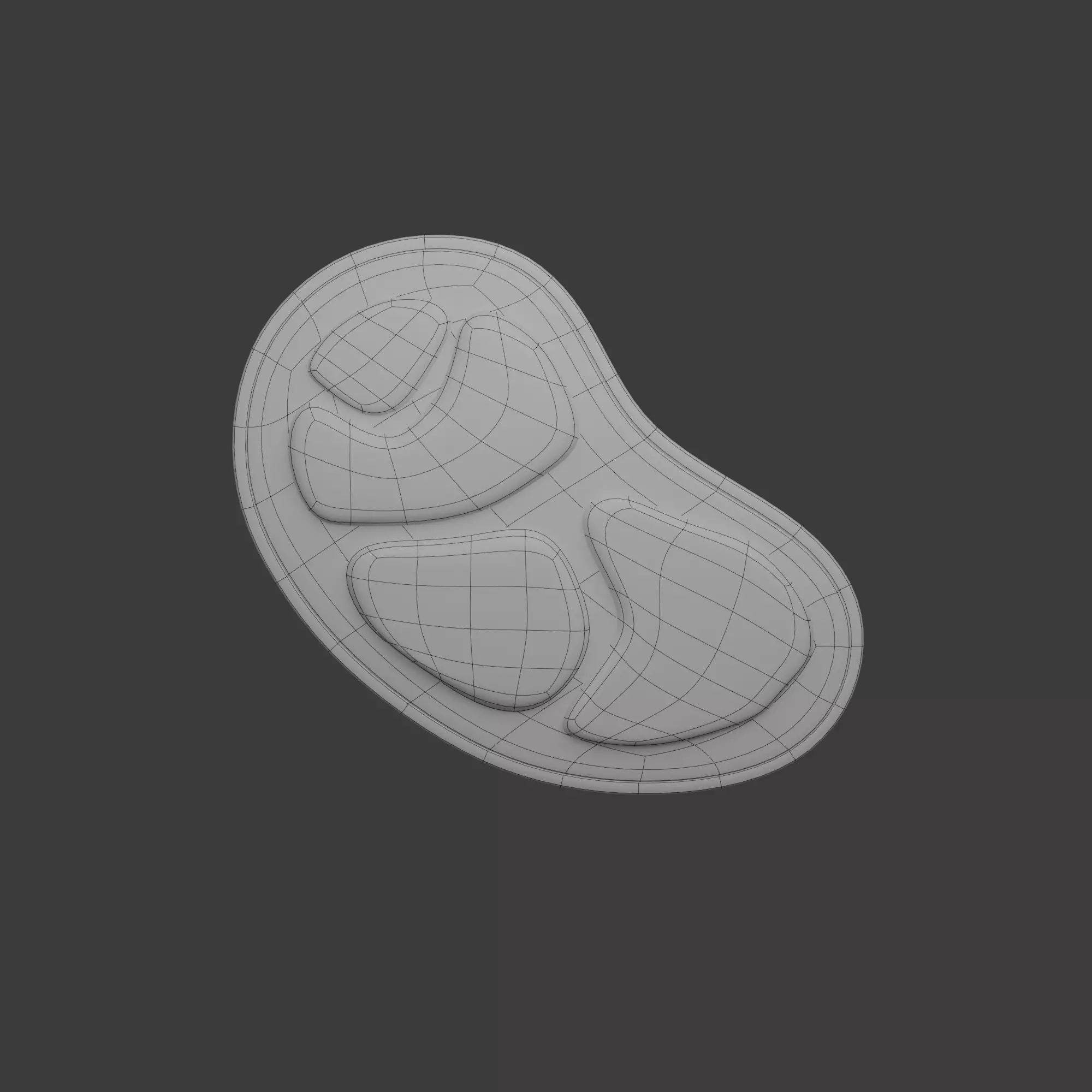  Raw Meat Cartoon 3D model_18