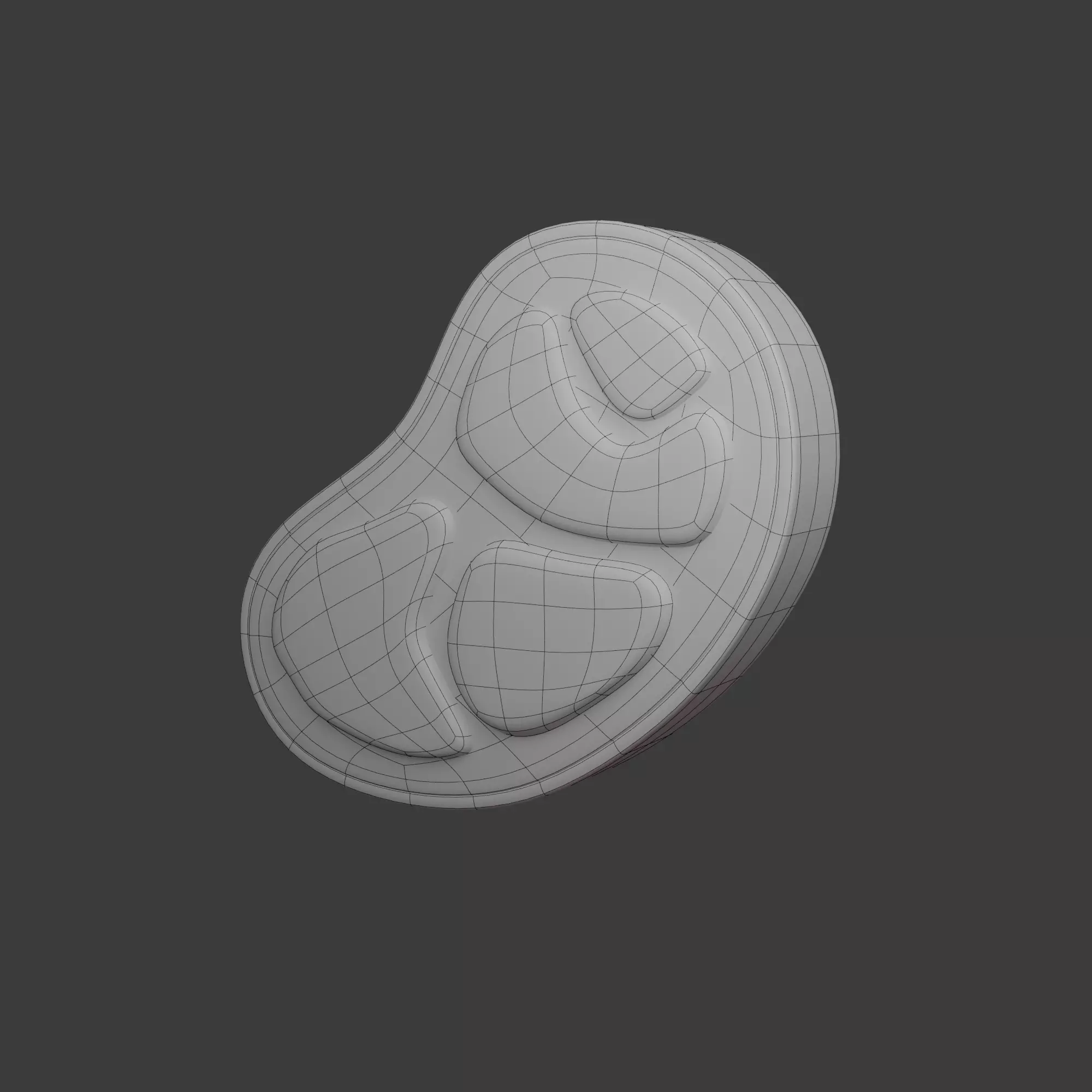  Raw Meat Cartoon 3D model_11