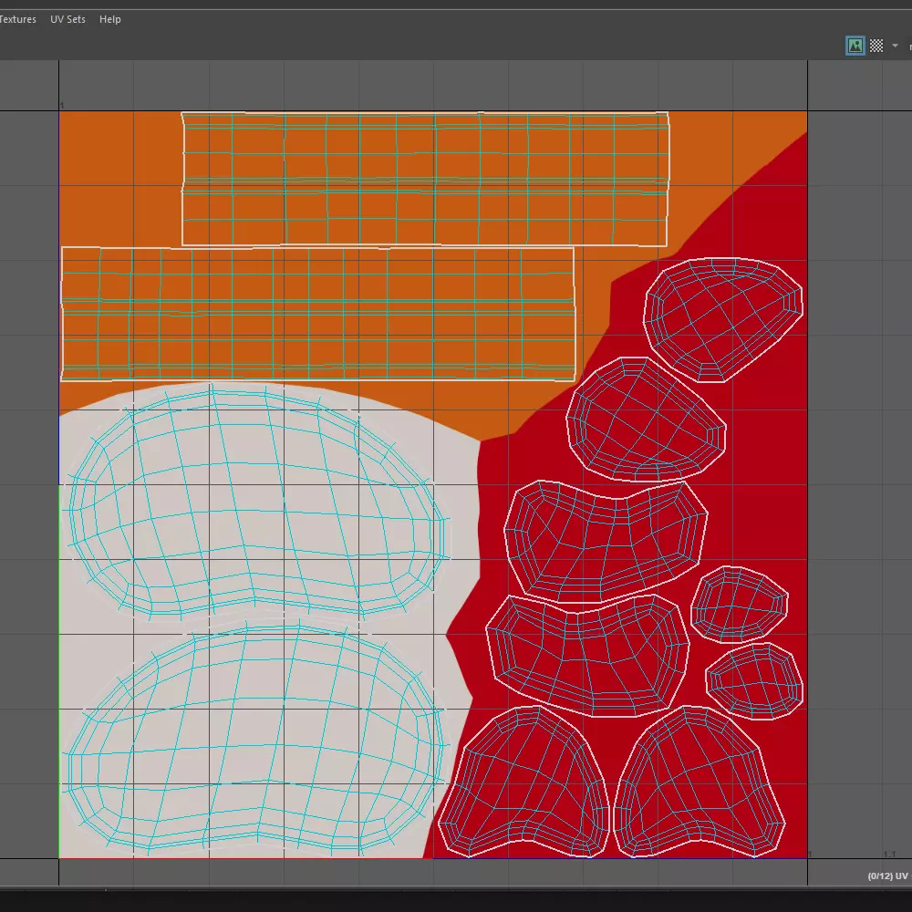  Raw Meat Cartoon 3D model_17