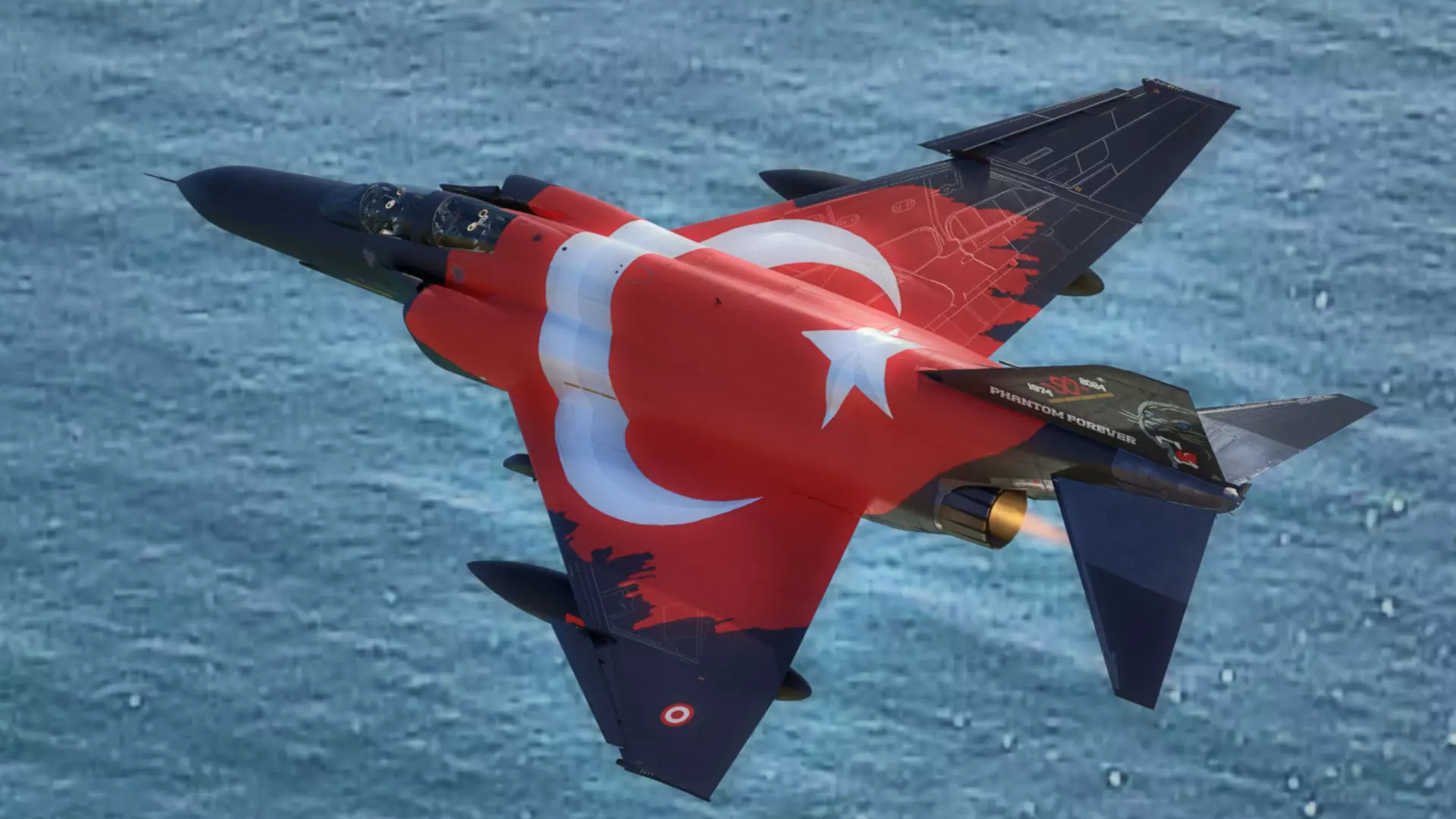 F4 Phantom 2 Turkey-With Cockpit-Fully Rigged-High Resolution Low-poly 3D model_6