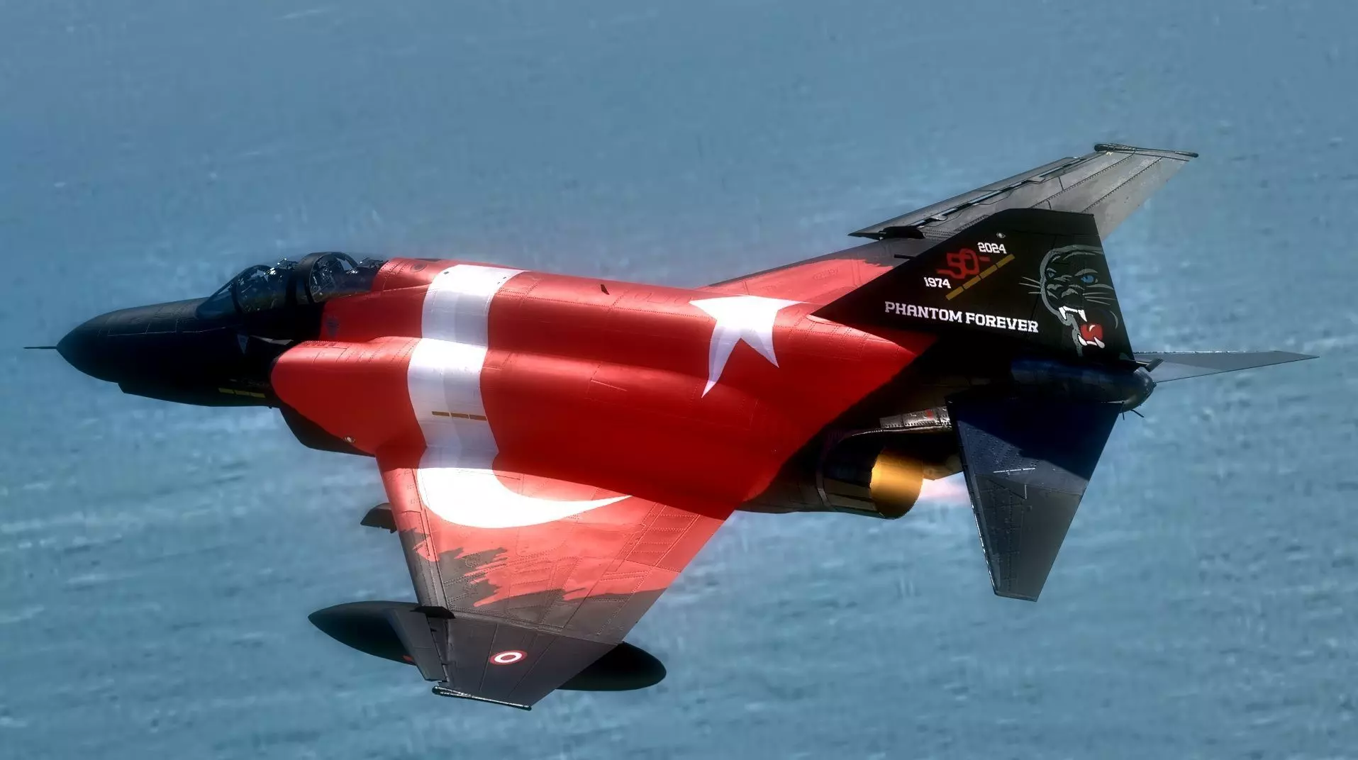 F4 Phantom 2 Turkey-With Cockpit-Fully Rigged-High Resolution Low-poly 3D model_3