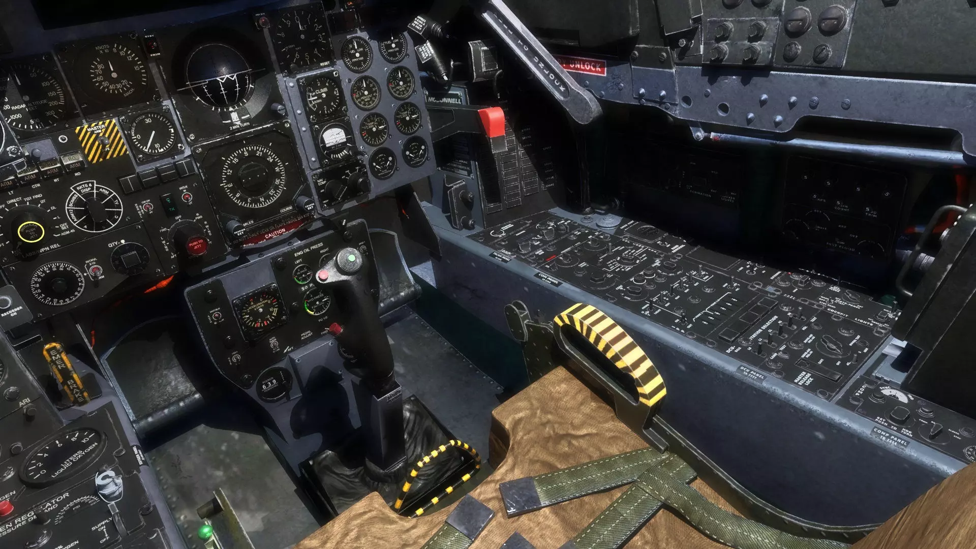 F4 Phantom 2 Turkey-With Cockpit-Fully Rigged-High Resolution Low-poly 3D model_22