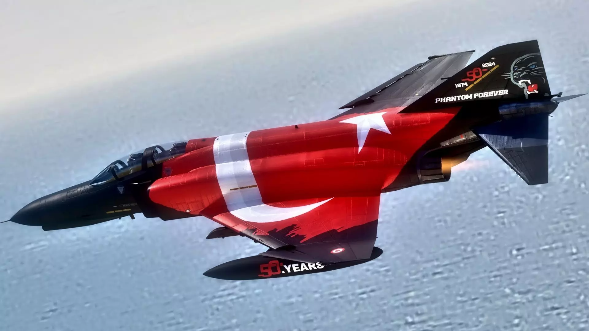 F4 Phantom 2 Turkey-With Cockpit-Fully Rigged-High Resolution Low-poly 3D model_10