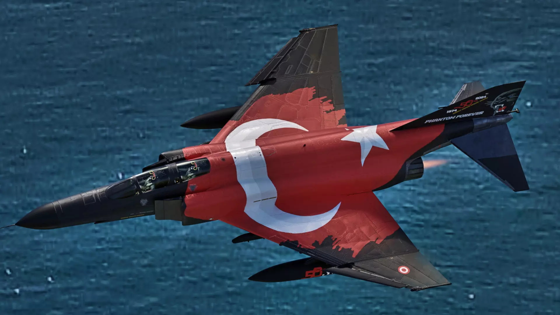 F4 Phantom 2 Turkey-With Cockpit-Fully Rigged-High Resolution Low-poly 3D model_0