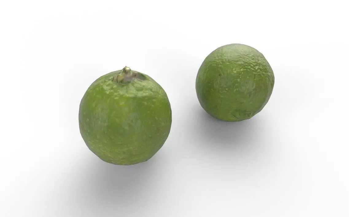 Lemon Green M01 Low-poly 3D model_0