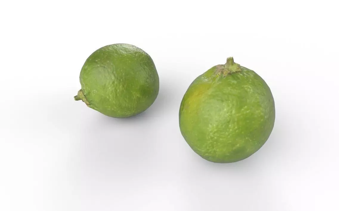 Lemon Green M01 Low-poly 3D model_5