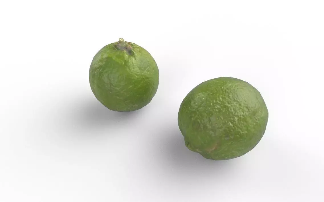 Lemon Green M01 Low-poly 3D model_3