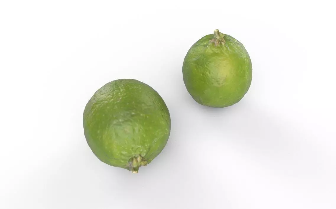 Lemon Green M01 Low-poly 3D model_4