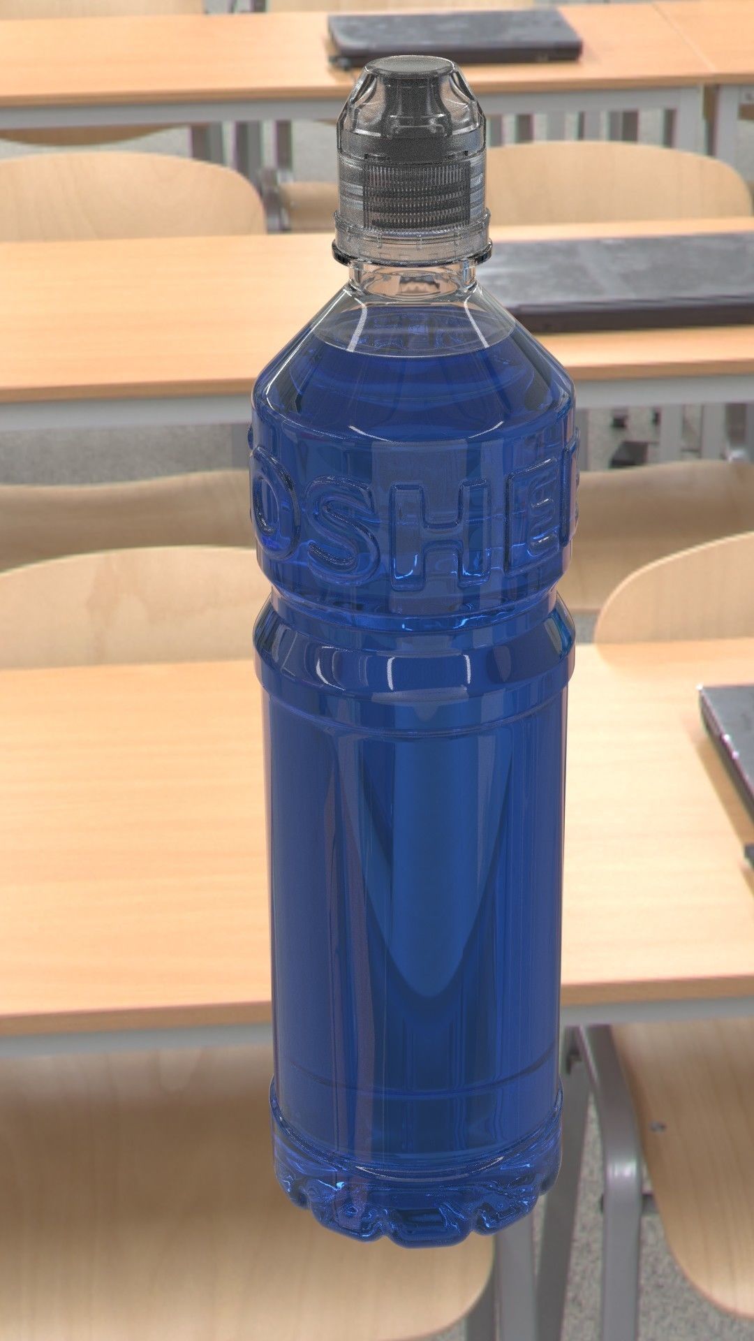 Oshee water bottle 3D model_3