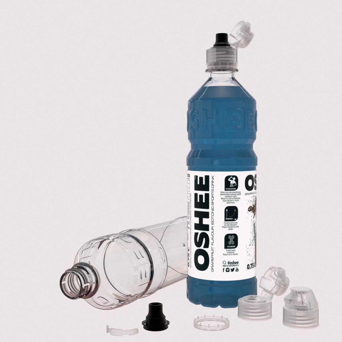 Oshee water bottle 3D model_0